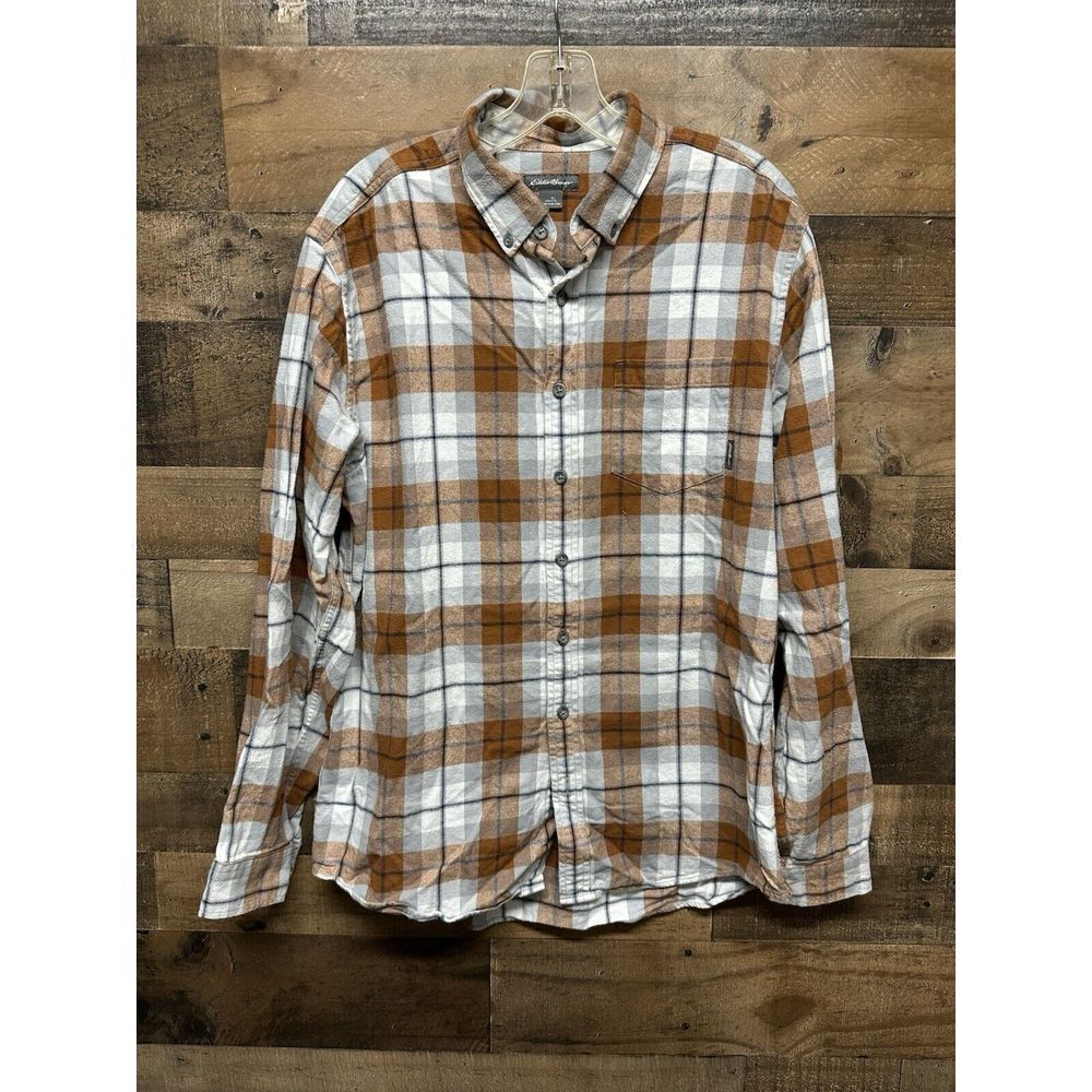 Eddie Bauer Men's Long Sleeve Button Up Size Large‎ Tall